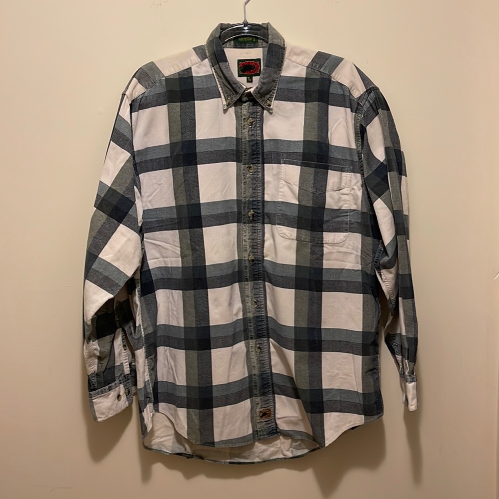 Men’s Boston Traders 100% cotton flannel shirt size L